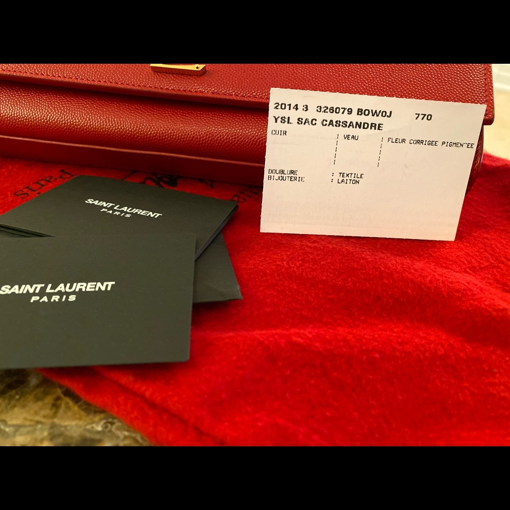 YSL Cassandre Clutch Bag, AS IS - Picture 3 of 10